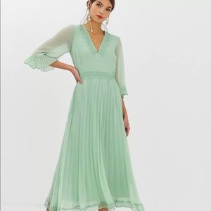ASOS Light Green Maxi Dress